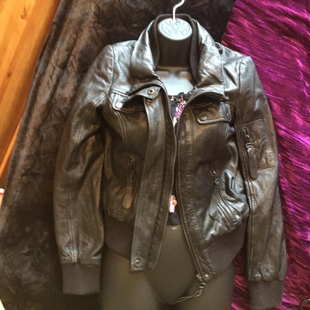 ❌SOLD❌ Leather Jacket From Zara